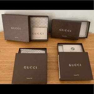 GUCCI Wallet Boxes - Authentic
